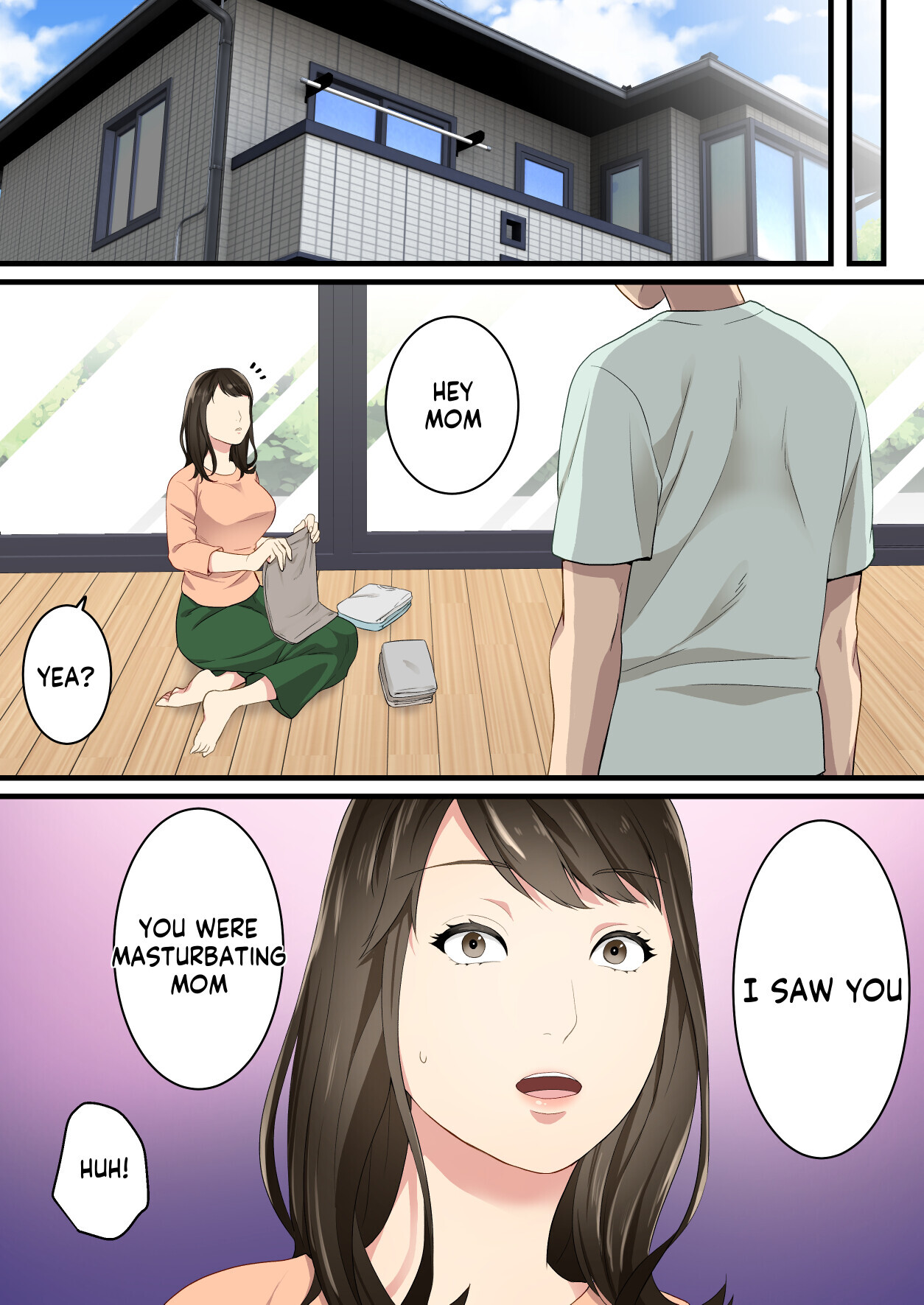 Hentai Manga Comic-Arguing mother and son who became a loving couple-Read-11